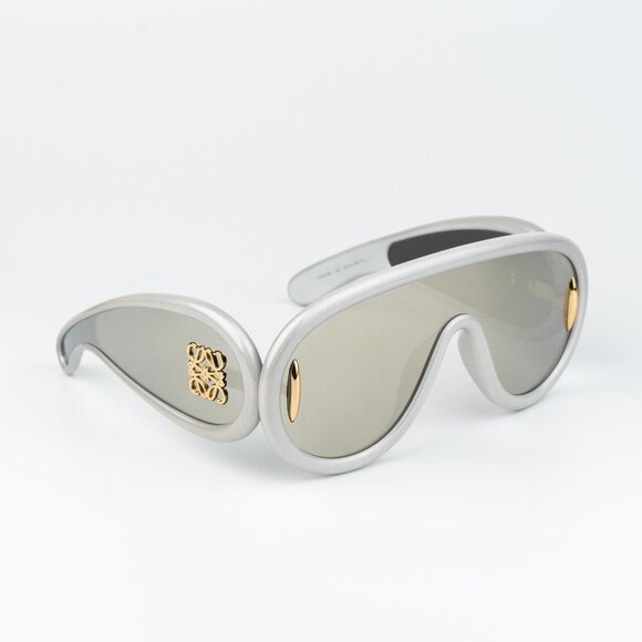 Loewe X PAULA'S IBIZA Women Sunglasses Black Grey Shield LW40128I 24C NEW AUTHEN - Picture 3 of 10